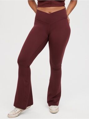 Aerie Offline Crossover Flare Leggings
